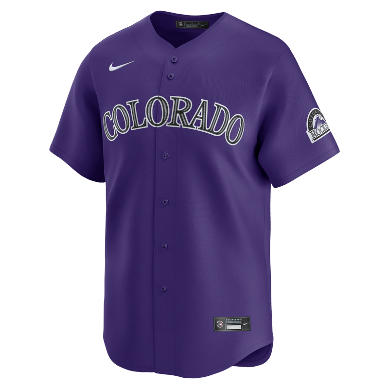 Colorado Rockies Nike Purple Alternate Limited Jersey