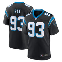 Carolina Panthers LaBryan Ray Nike Black Team Game Jersey