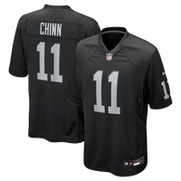Las Vegas Raiders Jeremy Chinn Nike Black Team Game Jersey