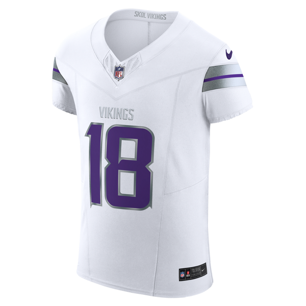 Minnesota Vikings Justin Jefferson Nike White Alternate Vapor F.U.S.E. Elite Player Jersey