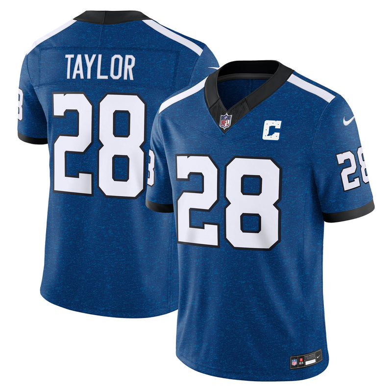Indianapolis Colts Jonathan Taylor Nike Royal Alternate Indiana Nights Vapor F.U.S.E. Stitched Limited Jersey