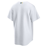 Athletics Nike White Home Blank Replica Jersey