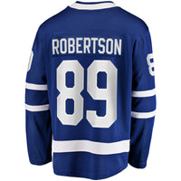 Toronto Maple Leafs Nicholas Robertson Fanatics Blue Home Premier Breakaway Player Jersey