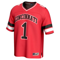 #1 Cincinnati Bearcats GameDay Greats Lightweight Collegiate Football Fashion Jersey - Red