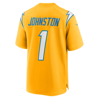 Los Angeles Chargers Quentin Johnston Nike Gold Alternate Charger Power Game Player Jersey