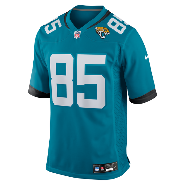 Jacksonville Jaguars Brenton Strange Nike Teal Team Game Jersey