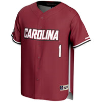 #1 South Carolina Gamecocks GameDay Greats Lightweight Baseball Fashion Jersey - Garnet