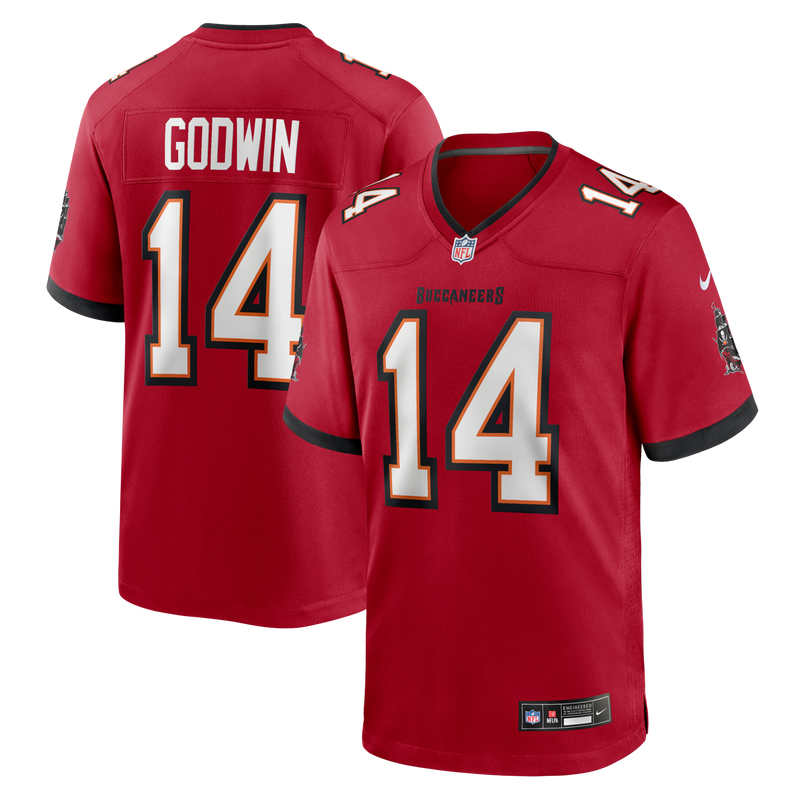 Tampa Bay Buccaneers Chris Godwin Nike Red Game Player Jersey