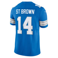 Detroit Lions Amon-Ra St. Brown Nike Blue Vapor F.U.S.E. Limited Jersey