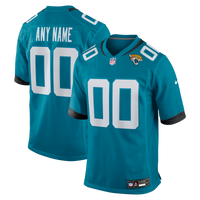 Jacksonville Jaguars Nike Teal Custom Team Game Jersey