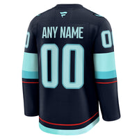 Seattle Kraken Fanatics Deep Sea Blue Home Premium Custom Jersey