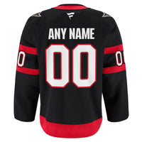 Ottawa Senators Fanatics Black Home Authentic Pro Custom Jersey