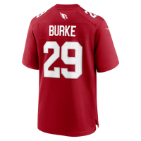 Arizona Cardinals Denzel Burke Nike Cardinal Team Game Jersey