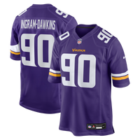 Minnesota Vikings Tyrion Ingram-Dawkins Nike Purple Team Game Jersey