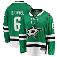 Dallas Stars Lian Bichsel Fanatics Kelly Green Home Breakaway Jersey