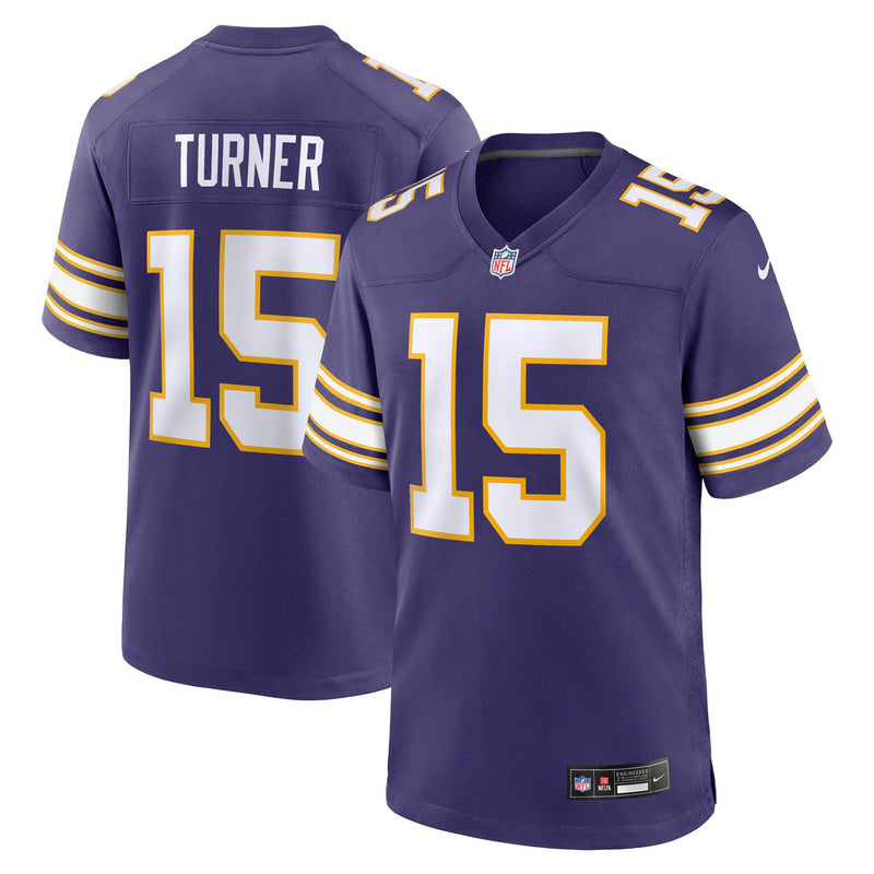 Minnesota Vikings Dallas Turner Nike Purple Alternate Game Jersey