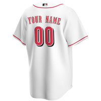 Cincinnati Reds Nike White Home Replica Custom Jersey