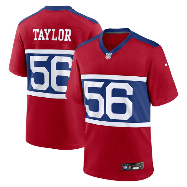 New York Giants Lawrence Taylor Nike Century Red Alternate Retired Player Game Jersey