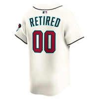 Arizona Diamondbacks Nike Cream Home Limited Pick-A-Player Retired Roster Jersey