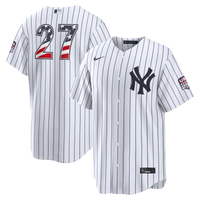 Fourth of July New York Yankees Giancarlo Stanton Nike White USA 250 Stadium Jersey