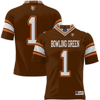 #1 Bowling Green St. Falcons GameDay Greats Endzone Football Jersey - Brown