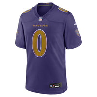 Baltimore Ravens Roquan Smith Nike Purple Alternate Game Jersey