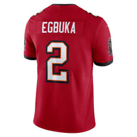 Tampa Bay Buccaneers Emeka Egbuka Nike Red Vapor Untouchable Stitched Limited Jersey