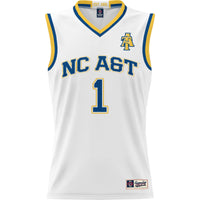 #1 North Carolina A&T Aggies GameDay Greats Lightweight Basketball Jersey - White