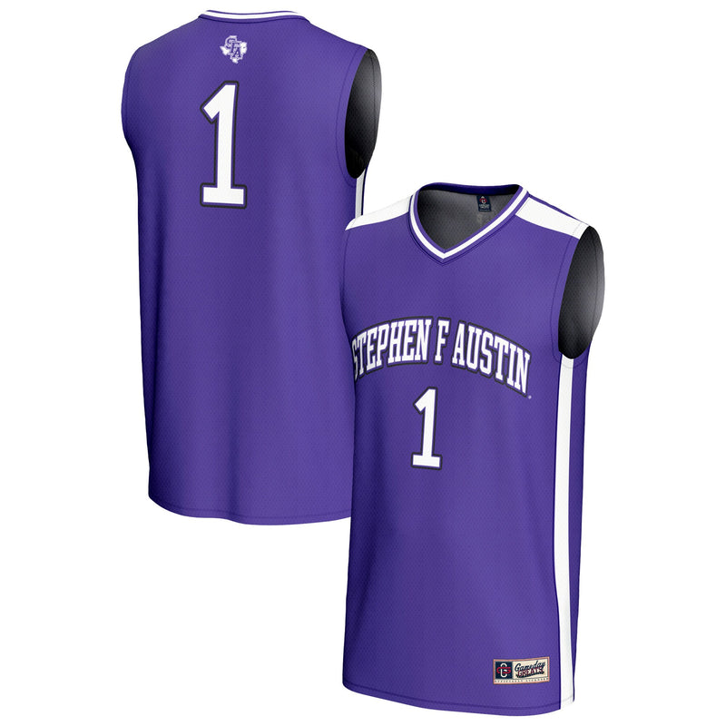 #1 Stephen F Austin Lumberjacks GameDay Greats Lightweight Basketball Fashion Jersey - Purple