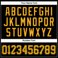 Custom Black Gold Authentic Baseball Jersey