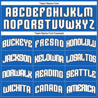 Custom Blue White Pinstripe White-Black Authentic Basketball Jersey