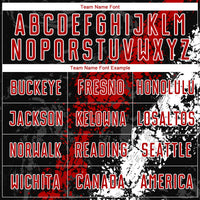 Custom Black Red-White Sublimation Soccer Uniform Jersey