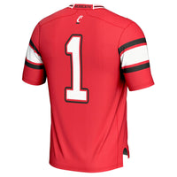 #1 Cincinnati Bearcats GameDay Greats Lightweight Football Fashion Jersey - Red