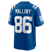 Indianapolis Colts Will Mallory Nike Royal Team Game Jersey