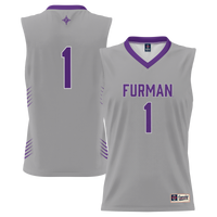 #1 Furman Paladins GameDay Greats Lightweight Basketball Jersey - Gray