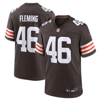 Cleveland Browns Don Fleming Nike Brown Retired Player Jersey