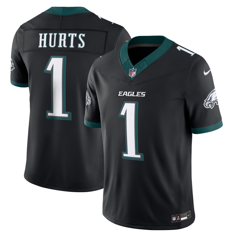 Philadelphia Eagles Jalen Hurts Nike Black Alternate Vapor F.U.S.E. Stitched Limited Jersey