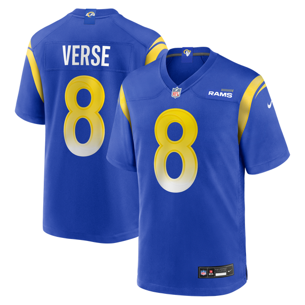 Los Angeles Rams Jared Verse Nike Royal Player Game Jersey