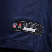 Seattle Seahawks Grey Zabel Nike College Navy Team Game Jersey