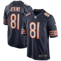 Chicago Bears Doug Atkins Nike Navy Game Retired Player Jersey