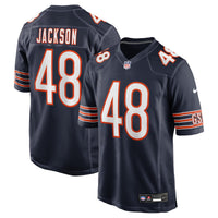Chicago Bears D'Marco Jackson Nike Navy Team Game Jersey