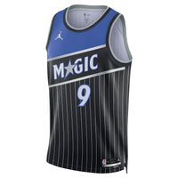 Orlando Magic Jordan Brand Statement Edition Jersey - Black - Nikola Vučević