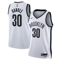 Brooklyn Nets Nike Association Edition Swingman Jersey - White - Julius Randle