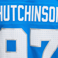 Detroit Lions Aidan Hutchinson Nike Blue Team Vapor F.U.S.E. Elite Jersey