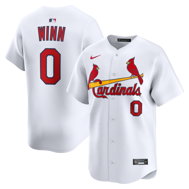 St. Louis Cardinals Masyn Winn Nike White Home Limited Jersey