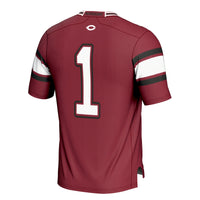 #1 UChicago Maroons GameDay Greats Football Jersey - Maroon