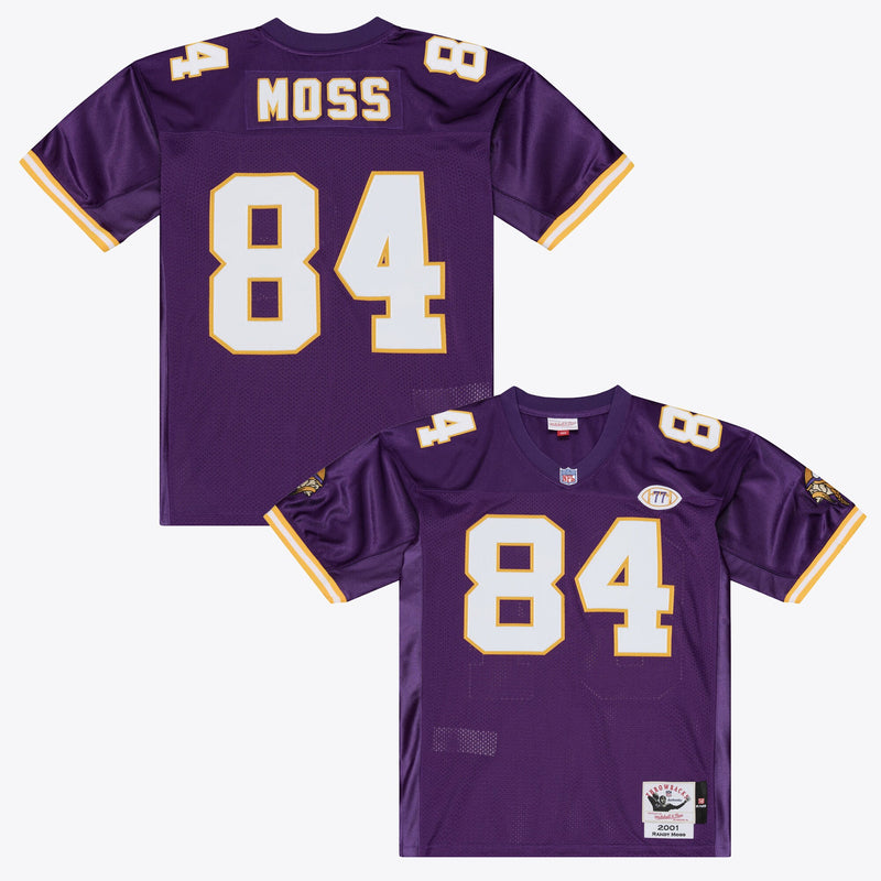 Minnesota Vikings Randy Moss Mitchell & Ness Purple 2001 Authentic Throwback Jersey