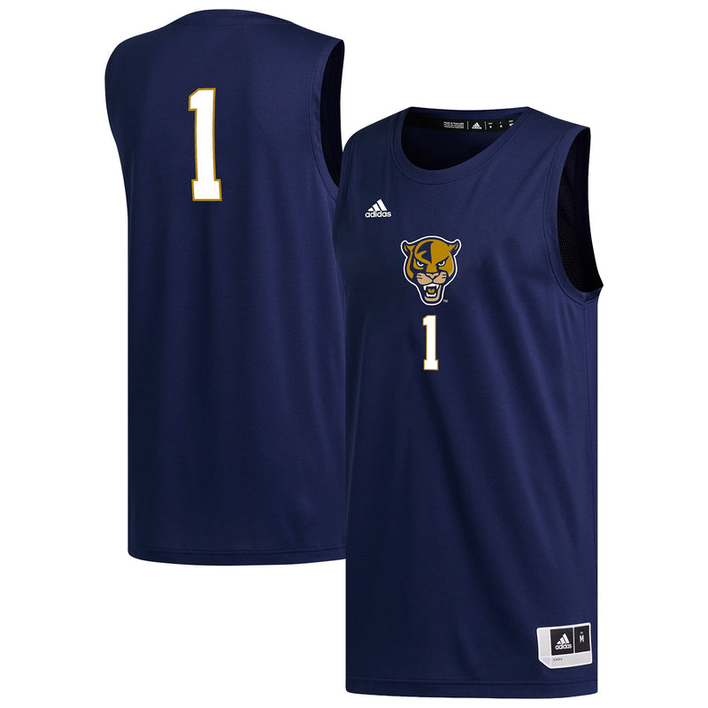 #1 FIU Panthers adidas Replica Basketball Jersey - Navy