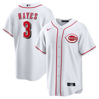 Cincinnati Reds Ke'Bryan Hayes Nike White Home Replica Jersey