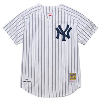 New York Yankees Ichiro Suzuki Mitchell & Ness White 2014 Cooperstown Collection Authentic Throwback Jersey